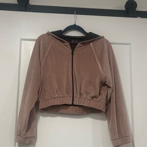 Zella Dusty Pink Teddy Jacket